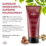 MKS Eco Miracle Masque Restorative Hair Mask Original Scent 7 fl oz / 207 ml | women hair serum hair moisturizer dry hair treatment | UNDER 2999 |