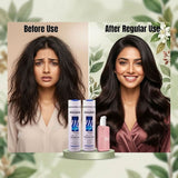 Biotin Shampoo & Conditioner 300ml Each + Modish7 Hair Serum 100ml | Hair Fall Control, Strengthening & Volumizing Care | Smooth, Shiny Hair Combo