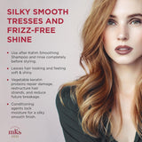 MKS eco KAHM Smoothing Conditioner – Detangling & Moisturizing Hair Conditioner with Moroccan Argan Oil, Hemp Seed Oil & Vegetable Keratin – Repairs, Softens & Smooths Hair – Vegan & Cruelty-Free, 10 fl oz (296 ml)