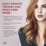 MKS eco Kahm Smoothing Shampoo & Conditioner Set (10 fl oz Each) | Moroccan Argan Oil & Hemp Seed Oil | Smooth, Repair & Hydrate Hair | Vegan & Cruelty Free
