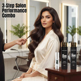 Amazon Protein Hair Care Combo – Sulphate Free Shampoo (300ml) + Conditioner (300ml) + Argan Oil (50ml) | Advanced Repair for Dry, Damaged & Chemically Treated Hair | Deep Nourishment, Frizz Control & Shine Boost | Salon Care