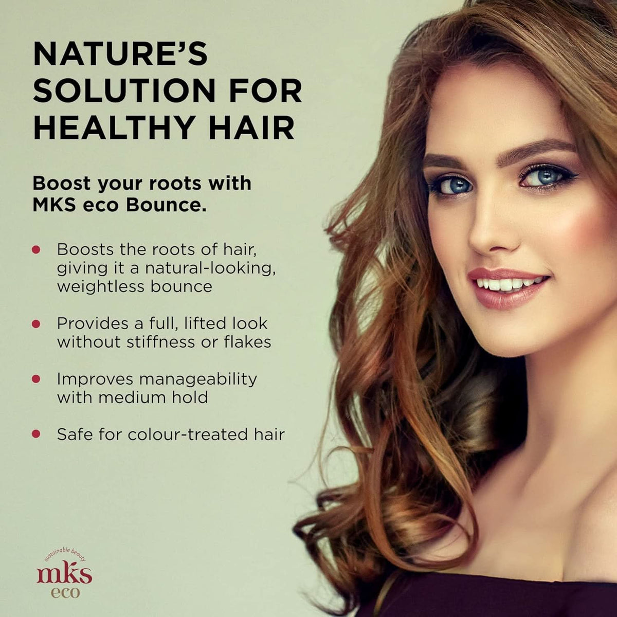MKS eco Bounce Volumizing Spray 236ml, product angle 6