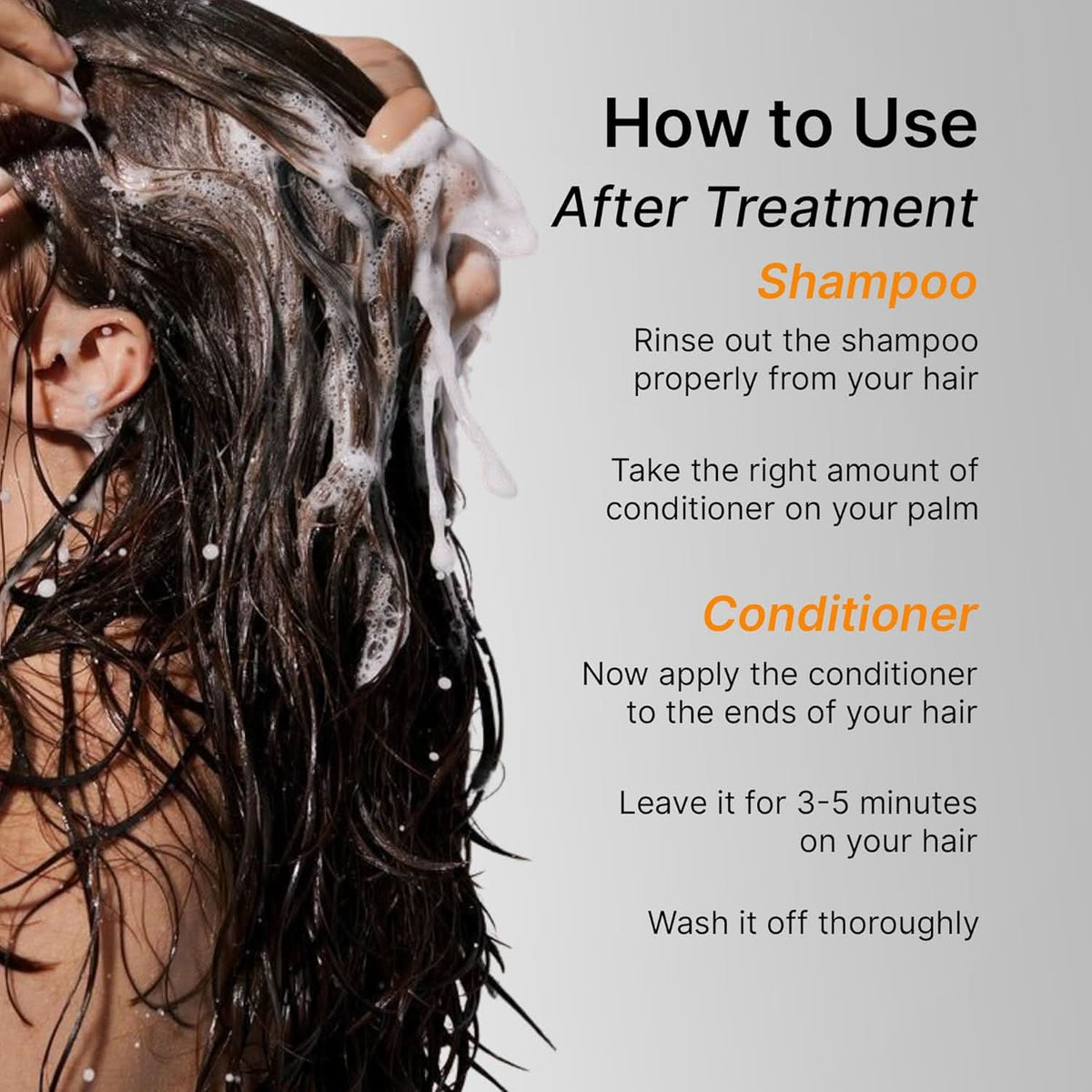 Modish7 After Treatment Shampoo & Conditioner Combo 300ml, product angle 6