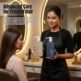 Repair Shampoo & Conditioner Combo with Argan Oil, Keratin & Biotin | Deep Damage Repair, Smooth & Frizz Control | For Dry, Damaged & Chemically Treated Hair | Sulfate Free | 350ml Each