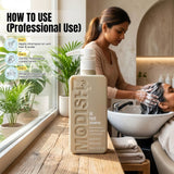 Repair Shampoo with Keratin Protein, Argan Oil & Coconut Oil | Deep Damage Repair, Smooth & Frizz Control Shampoo for Dry, Damaged Hair | Gentle Daily Use | 350 ml