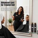 Amazon Protein Hair Care Combo – Sulphate Free Shampoo (300ml) + Conditioner (300ml) + Argan Oil (50ml) | Advanced Repair for Dry, Damaged & Chemically Treated Hair | Deep Nourishment, Frizz Control & Shine Boost | Salon Care