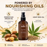 MKS Eco Kahm Smoothing Treatment Original Scent 8 fl oz / 236 ml (Professional Size) | smoothing treatment moroccan argan oil hemp seed oil frizz control salon | UNDER 7999 |