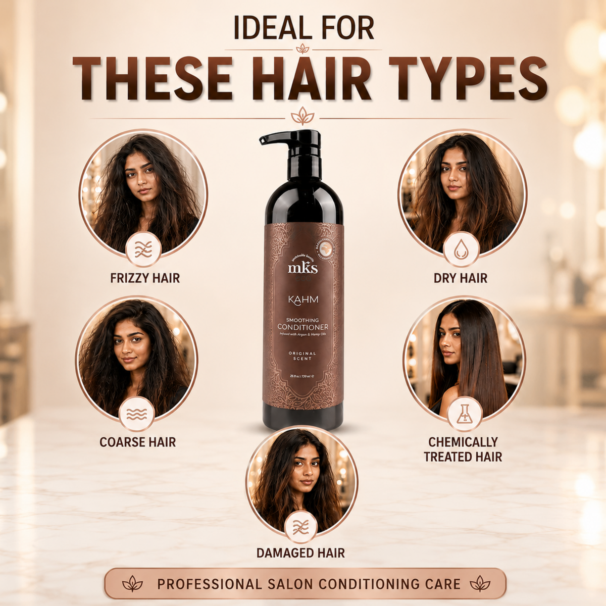 MKS eco Kahm Smoothing Conditioner, how to use instructions