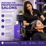 Amazon Protein Hard Water Shampoo, Mineral Buildup Removal & Hair Repair Formula, Cleanses & Conditions, SLS & SLES Free, Paraben Free, Professional Shampoo for Dry, Rough & Frizzy Hair, 350 ml