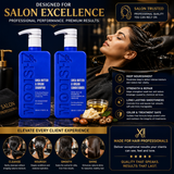 Amazon Protein Shea Butter Argan Shampoo & Conditioner Combo (350ml + 350ml) | For Dry, Frizzy & Damaged Hair | Deep Nourishment, Hair Repair, Frizz Control & Shine Boost | Enriched with Shea Butter, Argan Oil & Keratin